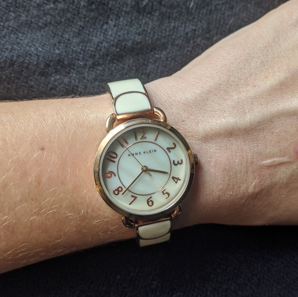 Anne Klein Ceramic Bracelet Watch